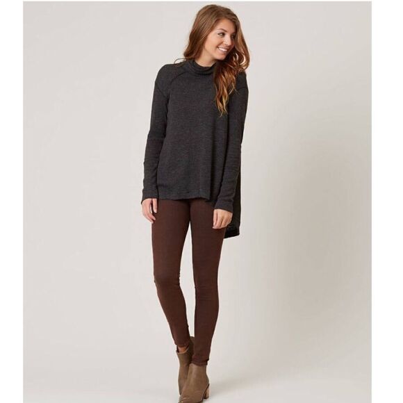 Free People Split Back Turtleneck Thermal - Picture 1 of 6